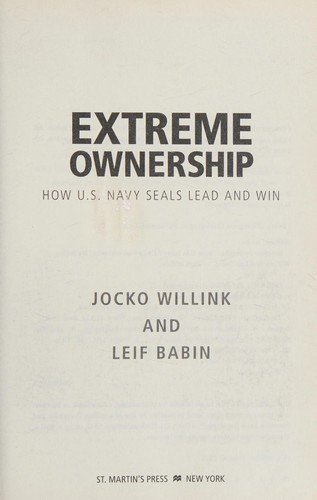 Extreme Ownership book cover