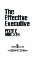 The Effective Executive book cover