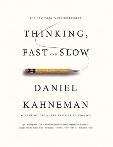 Thinking, Fast and Slow book cover